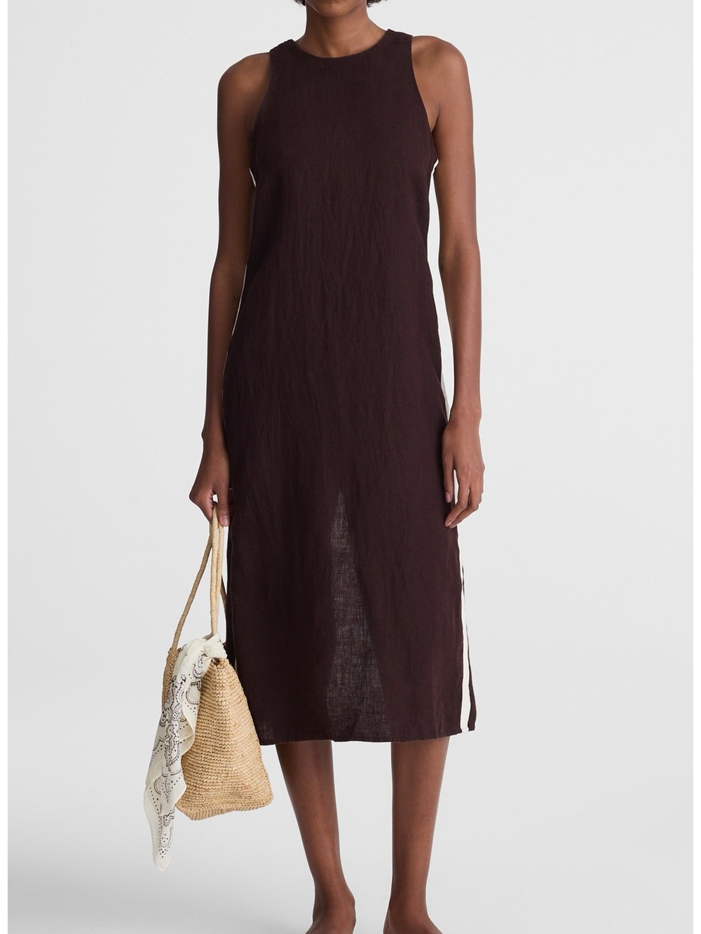 Madewell Sleeveless Linen Dress